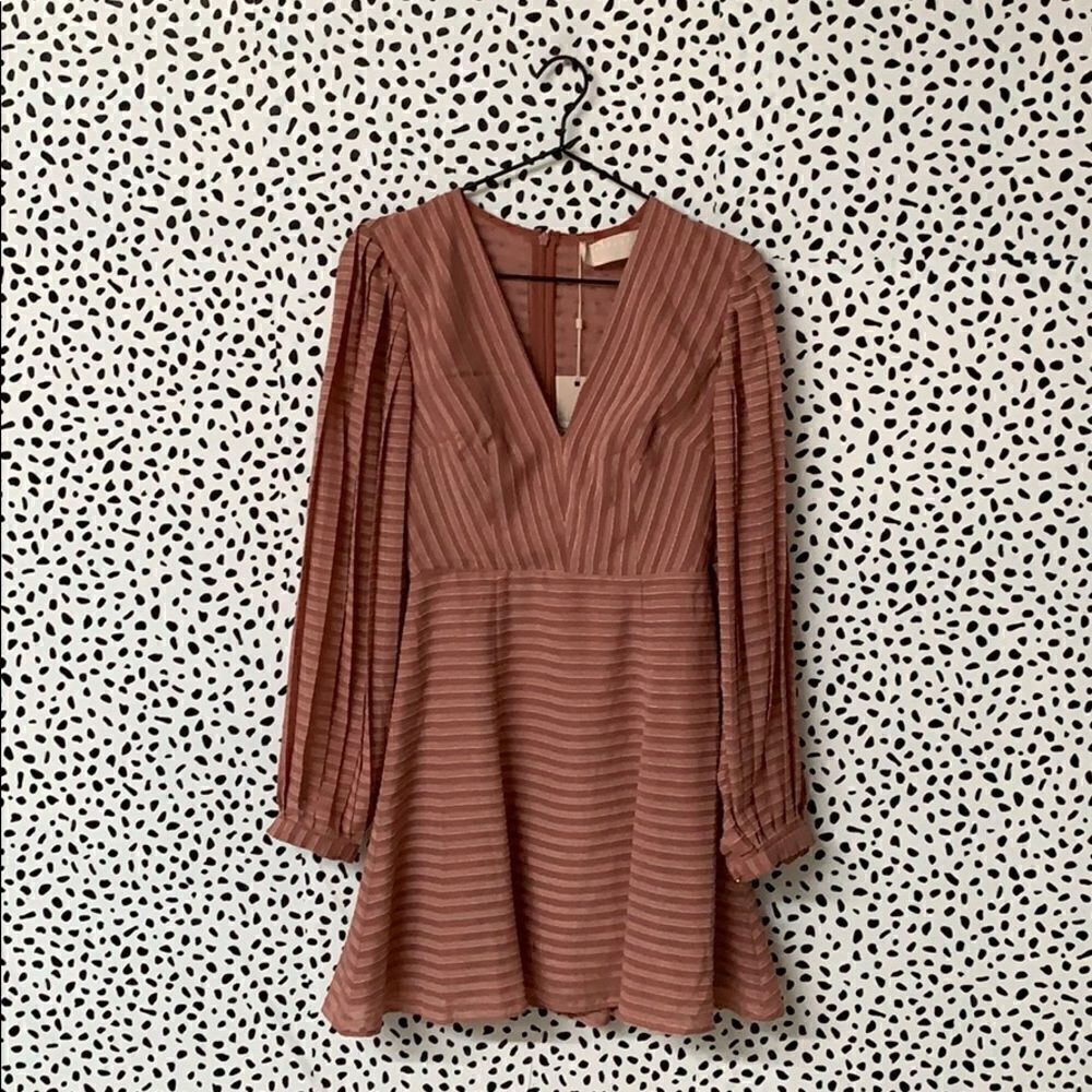 Keepsake The Label Waterfall Rosewood Dress- worn once - Picture 2 of 7
